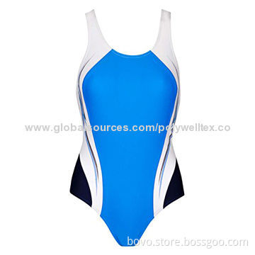 Ladies' tank suit, made of 80% polyamide and 20% elastane, in solid, print on both sides, vigorousNew